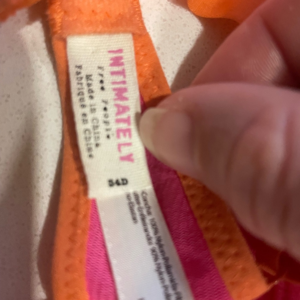 🌟2/$18 SALE Intimately Free People Double Wing Mesh Demi Underwire Bra 34D - Picture 5 of 6